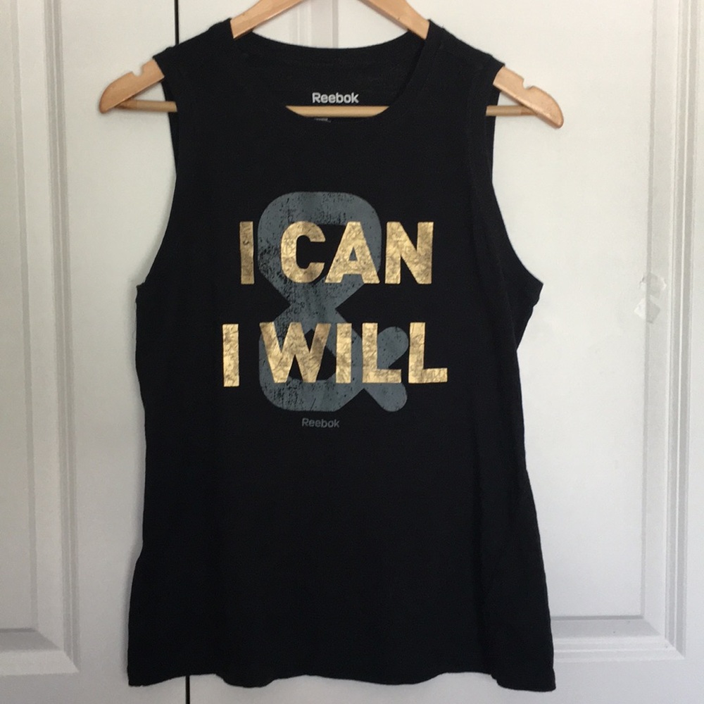 Reebok Ladies Tank top Size M Black